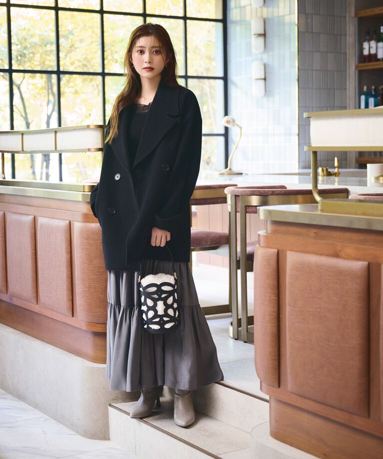 PROPORTION BODY DRESSING「ビッグカラーハーフコート　24AW」|その他|