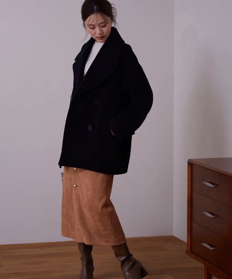 PROPORTION BODY DRESSING「ビッグカラーハーフコート　24AW」|その他|
