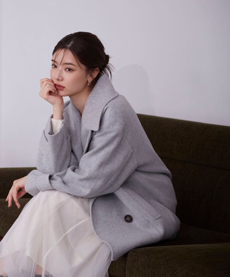 PROPORTION BODY DRESSING「ビッグカラーハーフコート　24AW」|その他|