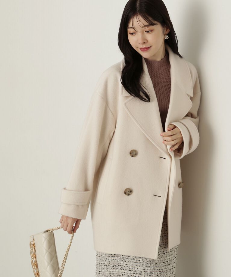 PROPORTION BODY DRESSING「ビッグカラーハーフコート　24AW」|その他|