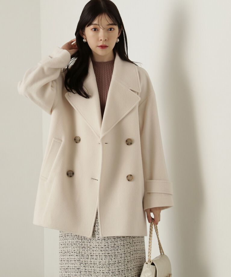 PROPORTION BODY DRESSING「ビッグカラーハーフコート　24AW」|その他|