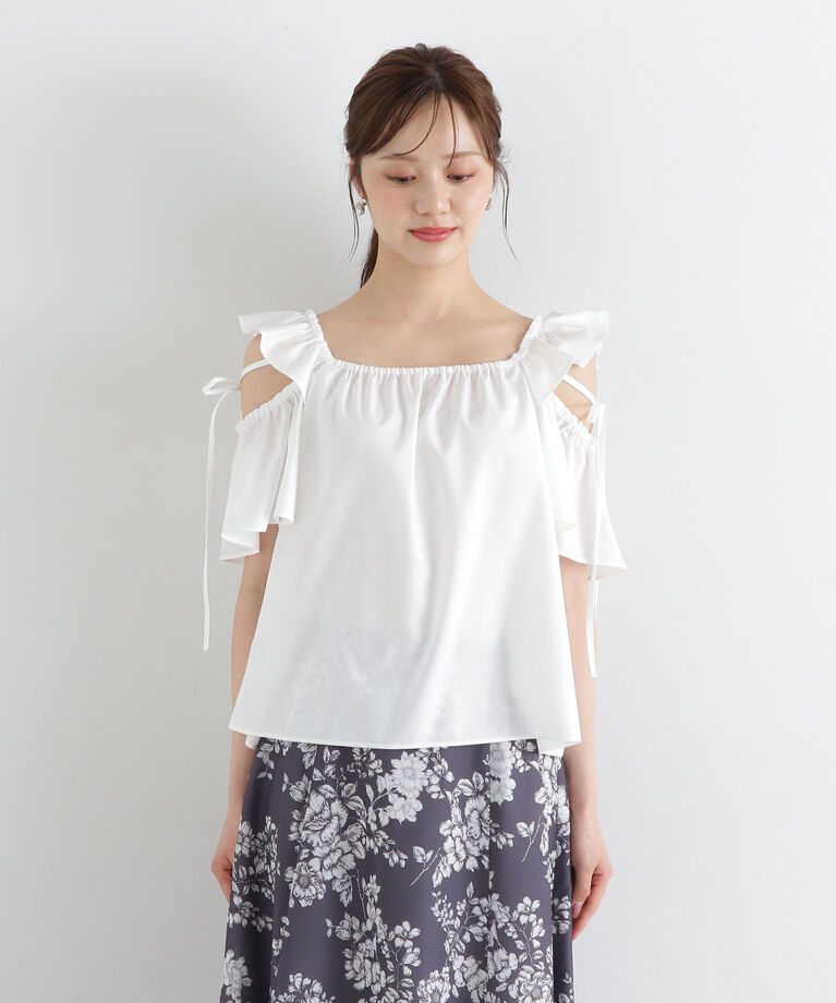 PROPORTION BODY DRESSING「フリルリボンブラウス」|シャツ・ブラウス|