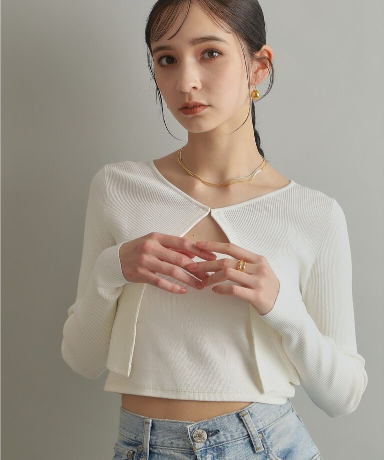 COCOSHNIK ONKITSCH「シルバー デザインチェーン フラットスネークネックレスS GP」|ネックレス|