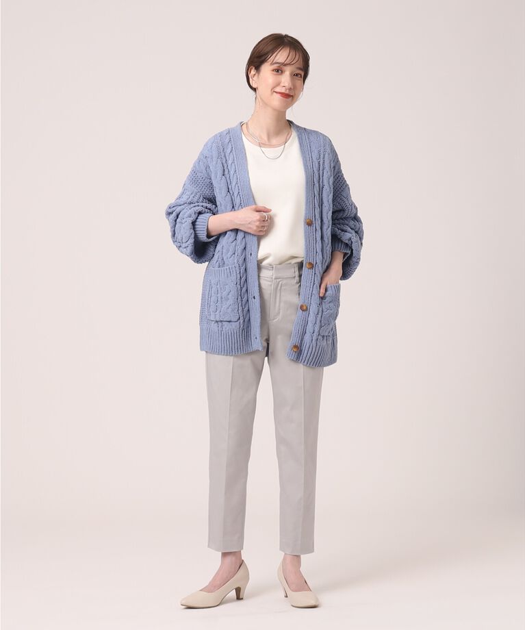 SHOO･LA･RUE「【SS-3L/美脚シルエット】通勤にもマッチ スティックパンツ」|その他|