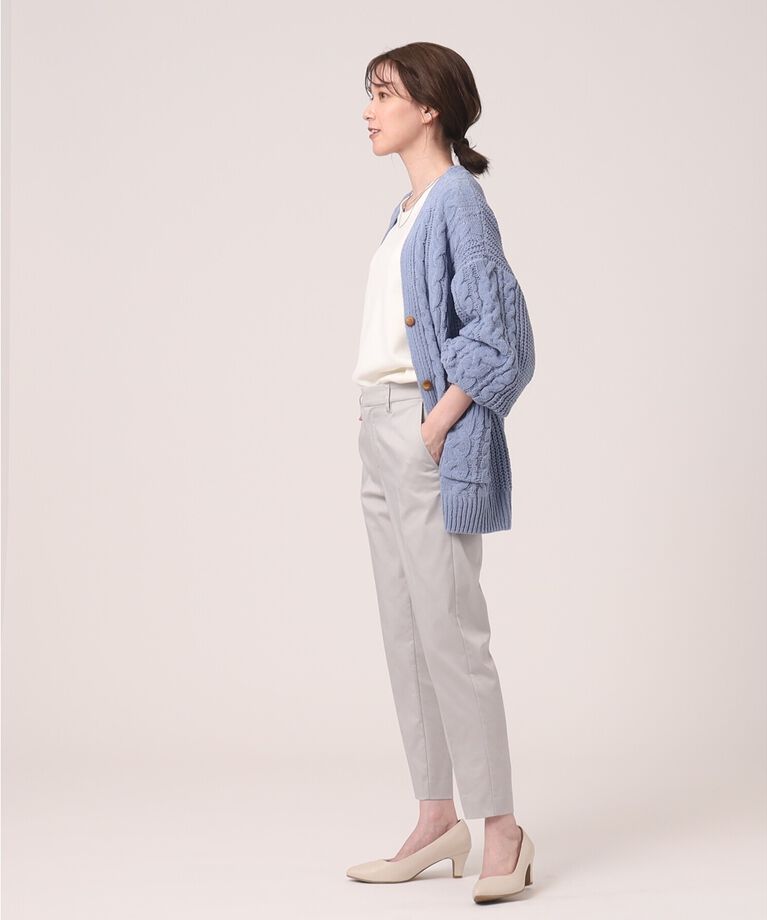 SHOO･LA･RUE「【SS-3L/美脚シルエット】通勤にもマッチ スティックパンツ」|その他|