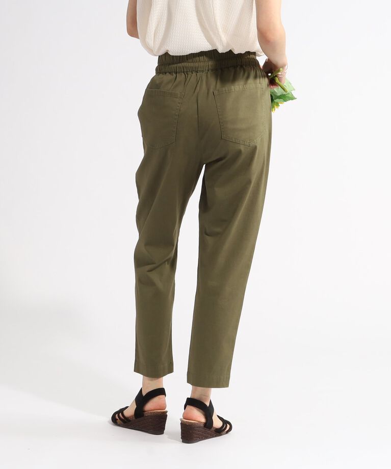 SHOO･LA･RUE「【SS-3L/美脚シルエット】綿イージーテーパードパンツ」|その他|
