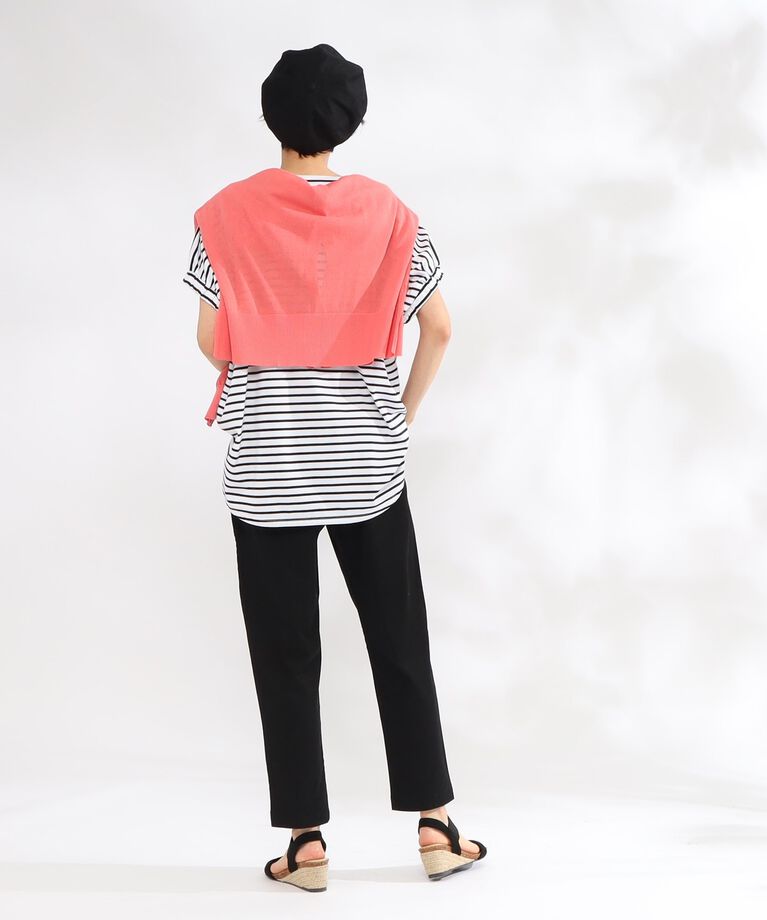 SHOO･LA･RUE「【SS-3L/美脚シルエット】綿イージーテーパードパンツ」|その他|