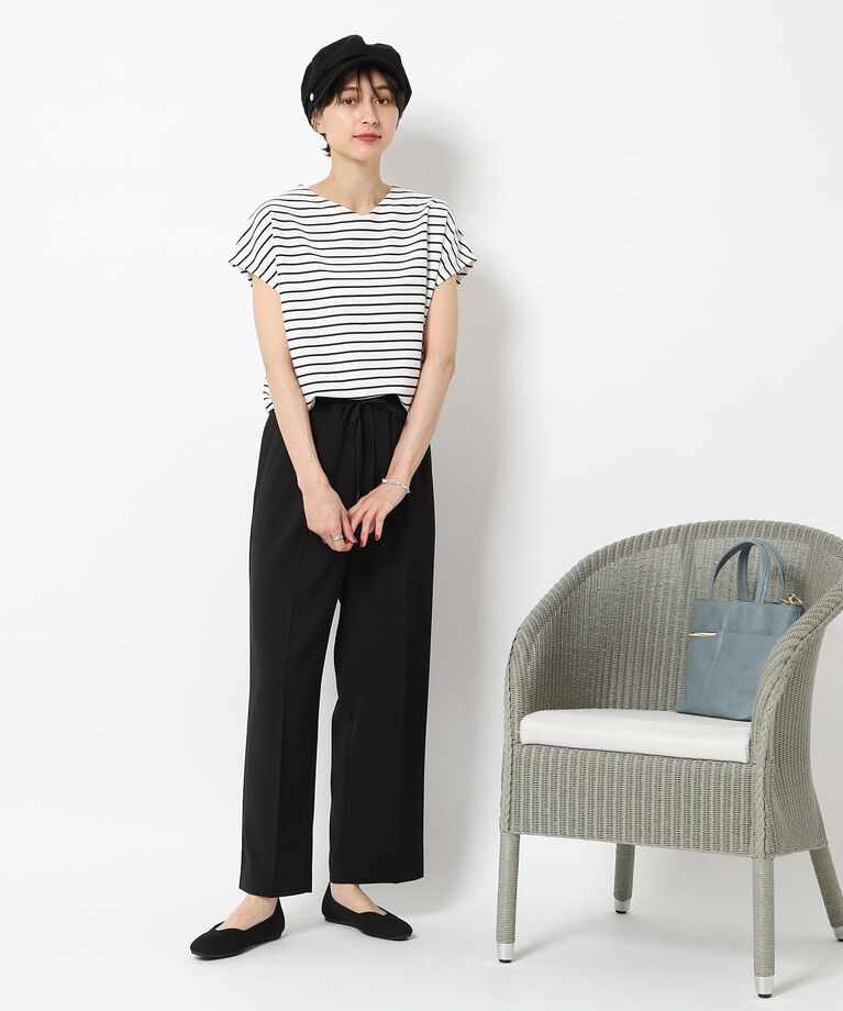 SHOO･LA･RUE「【高レビュー】洗えてサラサラ スクエアニットパンプス」|パンプス|