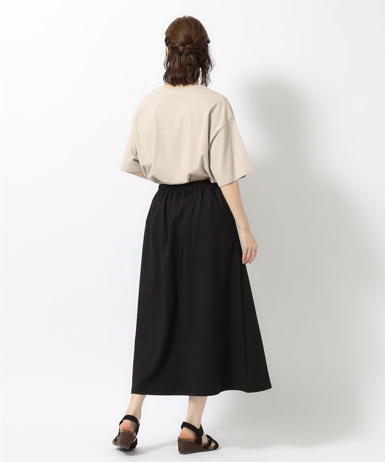 SHOO･LA･RUE「【無理せずキレイ】気軽に女性らしさをプラスする セミフレアスカート」|スカート|