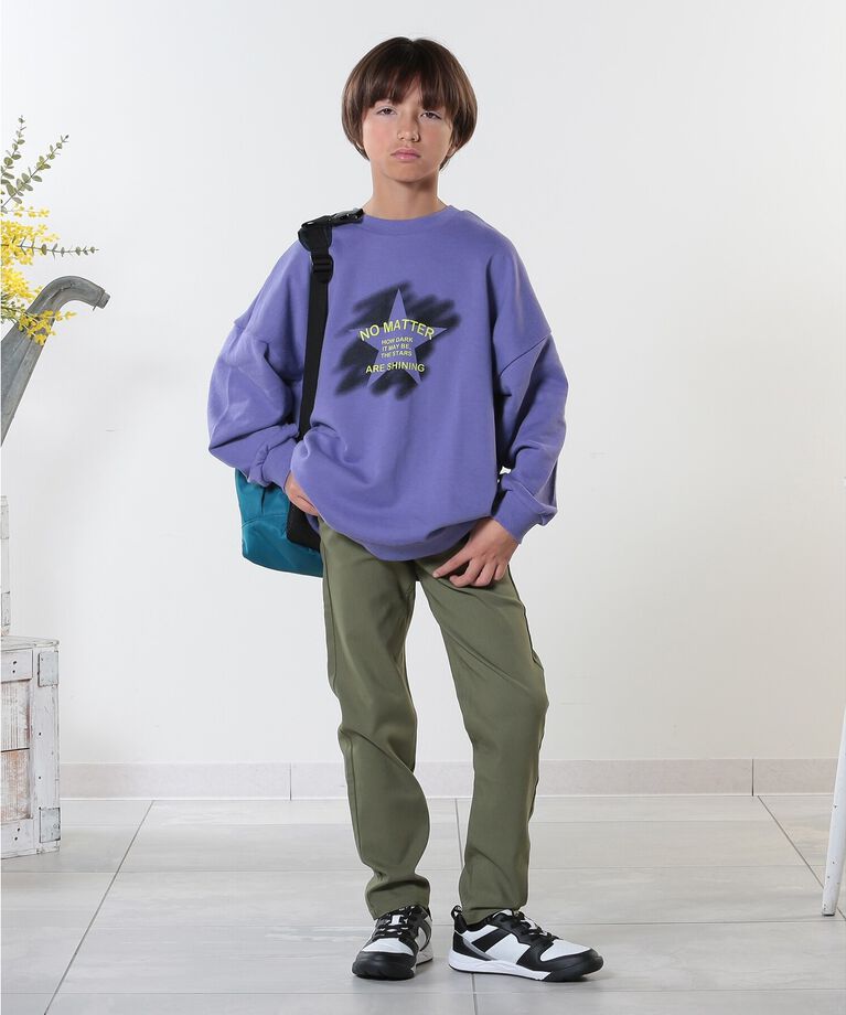 SHOO･LA･RUE「【100-150cm/洗える/男女兼用】ストレッチ カラースキニーパンツ」|その他|