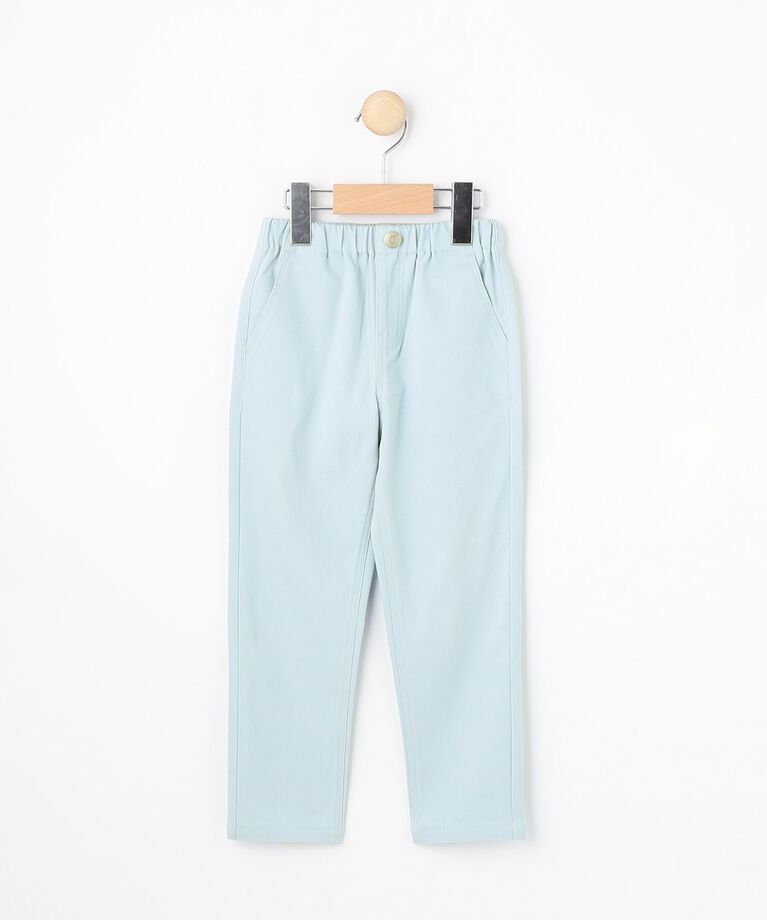 SHOO･LA･RUE「【100-150cm/洗える/男女兼用】ストレッチ カラースキニーパンツ」|その他|サックスブルー(09