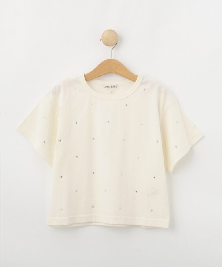 SHOO･LA･RUE「【100-150cm】キラキラワイドTシャツ」|Tシャツ・カットソー|