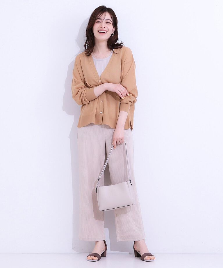 SHOO･LA･RUE「【洗える/S-LL】楽してほっそり見え カットプリーツパンツ」|その他|
