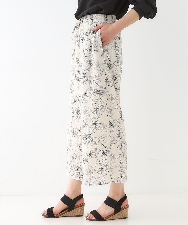 SHOO･LA･RUE「【S-LL/着丈選べる】 マットサテンワイドパンツ」|その他|
