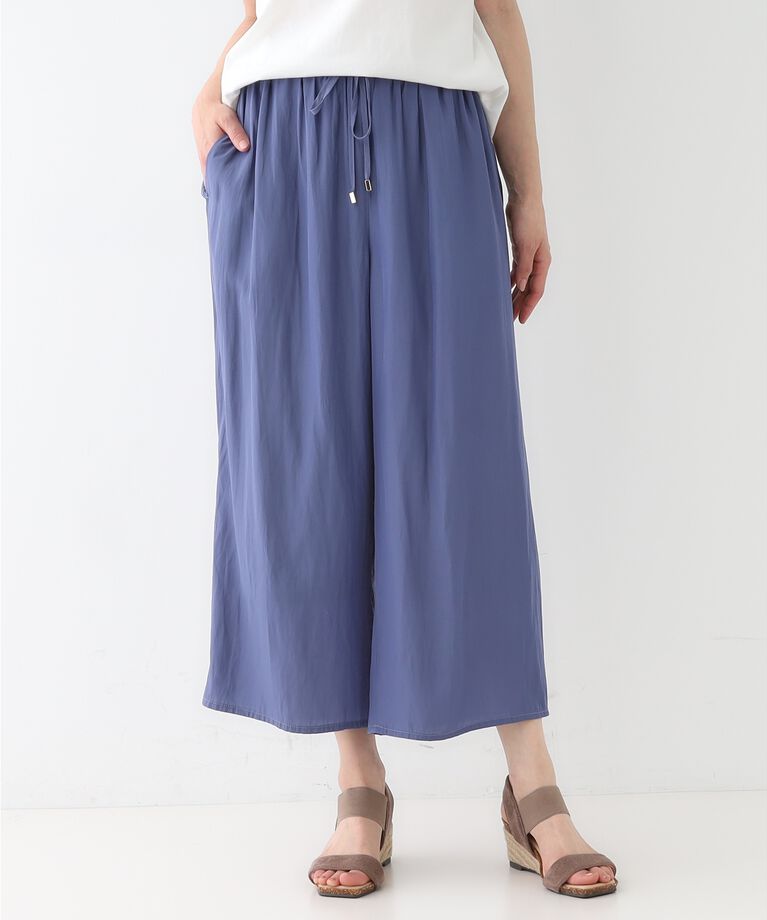 SHOO･LA･RUE「【S-LL/着丈選べる】 マットサテンワイドパンツ」|その他|