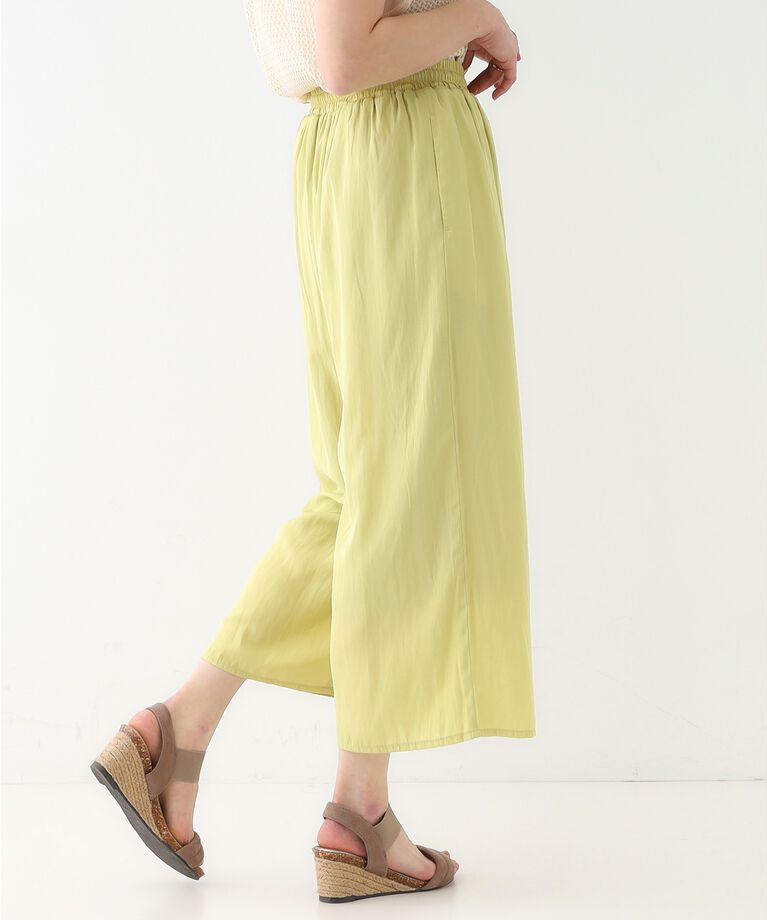 SHOO･LA･RUE「【S-LL/着丈選べる】 マットサテンワイドパンツ」|その他|