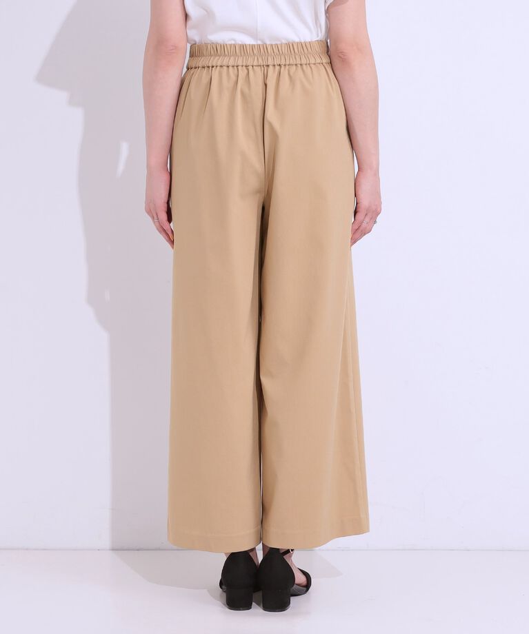 SHOO･LA･RUE「【S-LL/ひんやり】ゴールドパーツがアクセント ストレッチワイドパンツ」|その他|