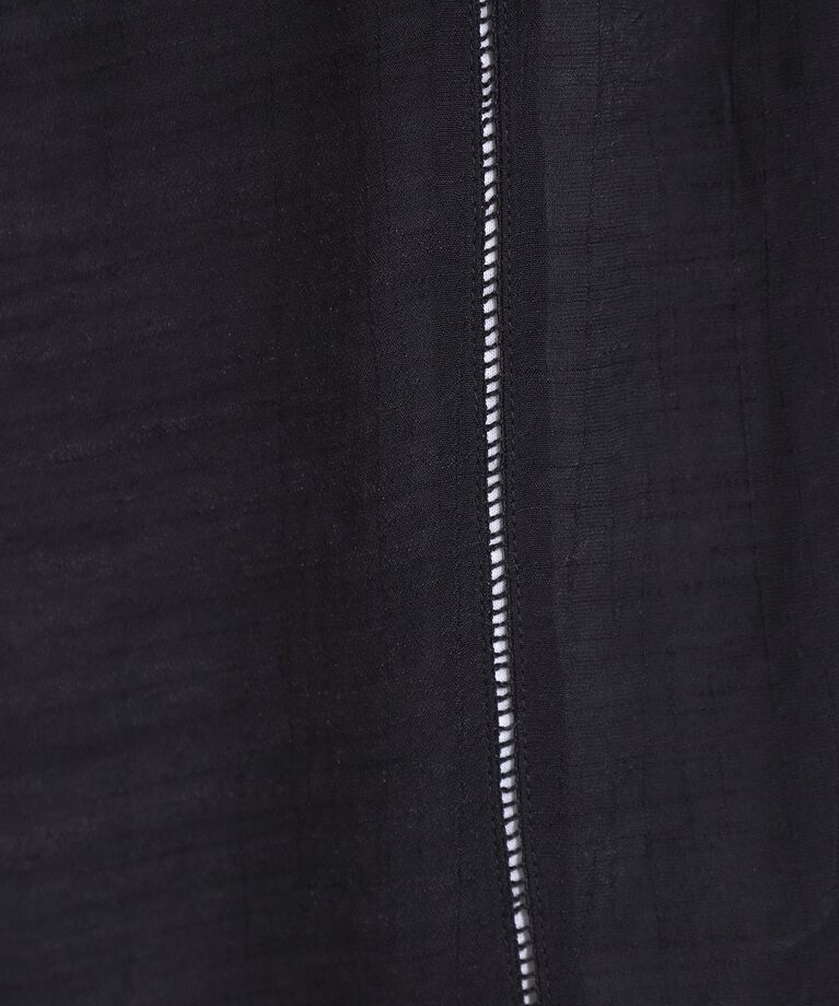 SHOO･LA･RUE「【S-LL/2点セット】インせず着られる はしごレース5分袖ブラウス」|シャツ・ブラウス|