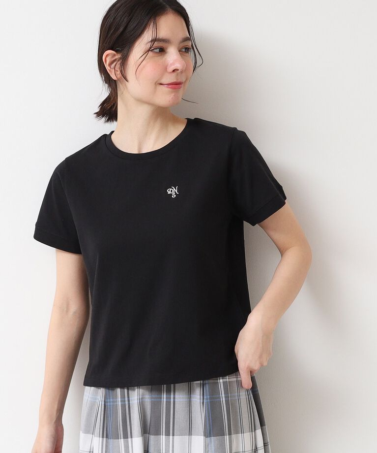 Dessin「【洗える・4サイズ展開】コンパクトTシャツ（XS～L）」|Tシャツ・カットソー|ブラック(019)