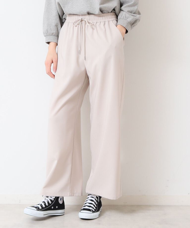 Dessin「【ウエストゴム・洗える】ドロストリラックスパンツ（XS～L）」|その他|