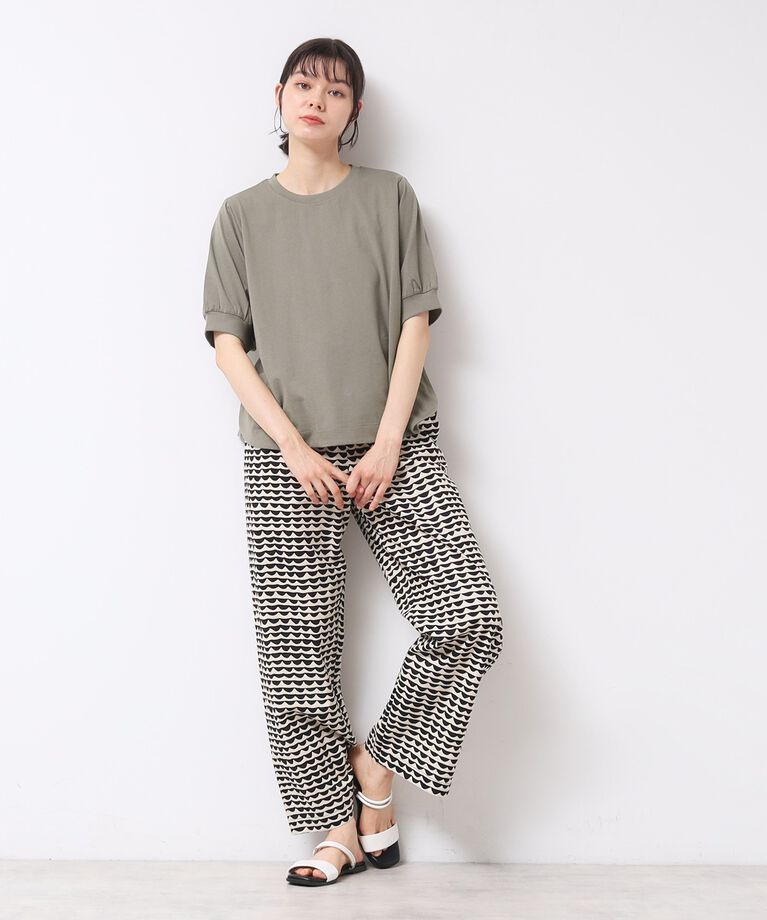 Dessin「【洗える】パフスリーブカットソー（XS～L）」|Tシャツ・カットソー|
