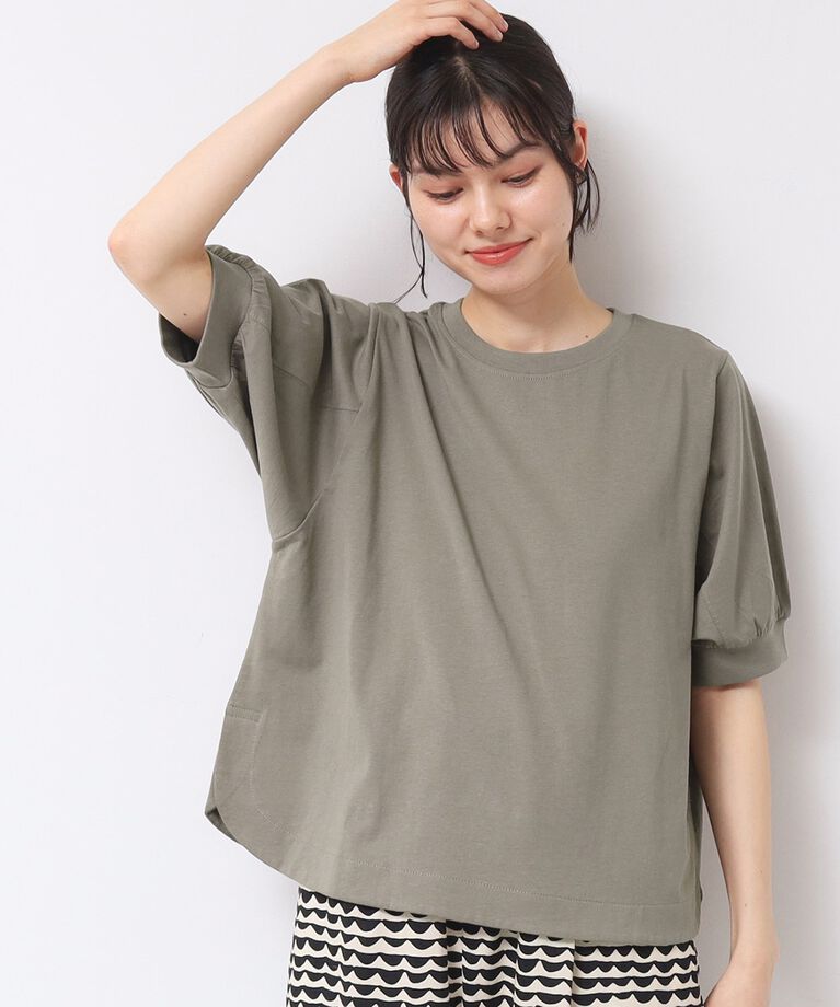 Dessin「【洗える】パフスリーブカットソー（XS～L）」|Tシャツ・カットソー|