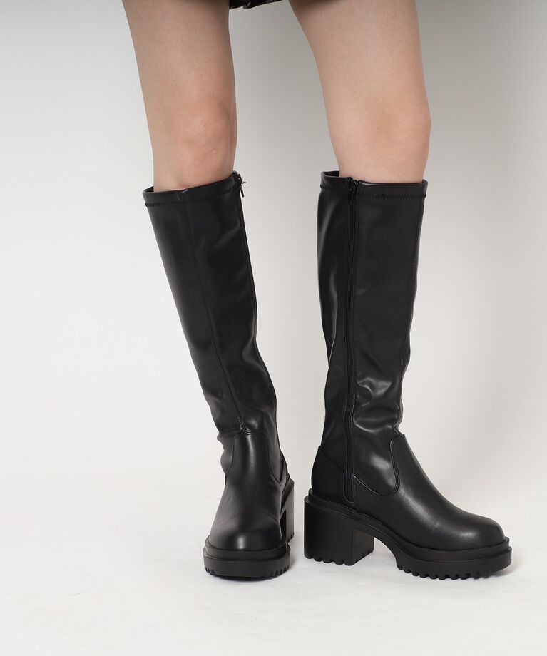 csT&P「厚底ロングストレッチブーツ」|ショートブーツ|