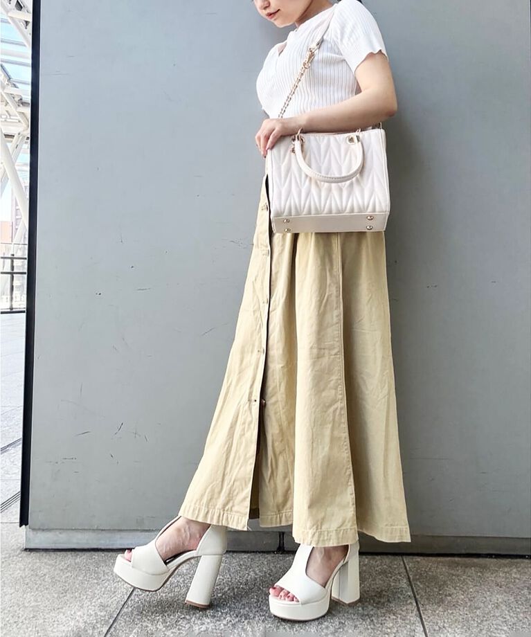 ESPERANZA「Tストラップスクエアサンダル 24SS」|サンダル|