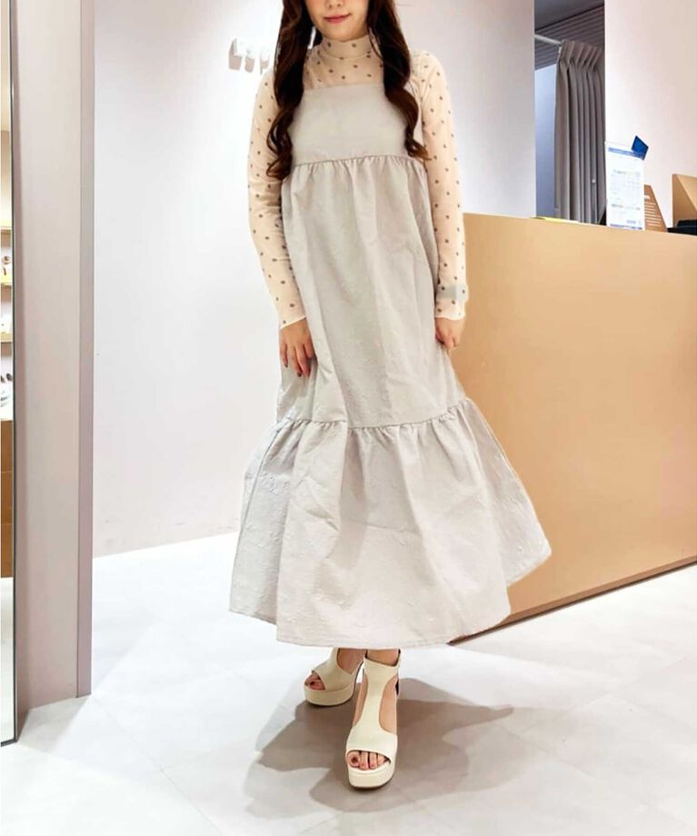 ESPERANZA「Tストラップスクエアサンダル 24SS」|サンダル|