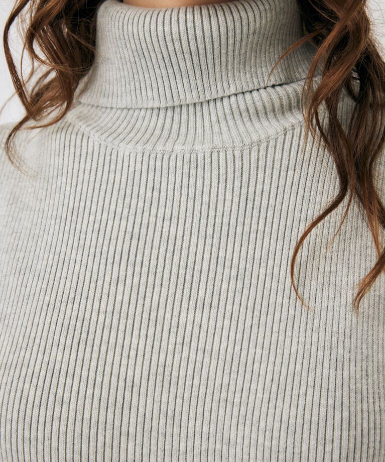 MOUSSY「SWITCHING RIB KNIT ドレス」|ワンピース|