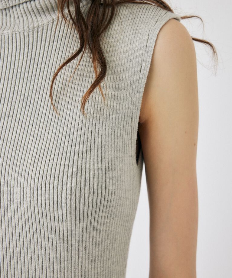 MOUSSY「SWITCHING RIB KNIT ドレス」|ワンピース|
