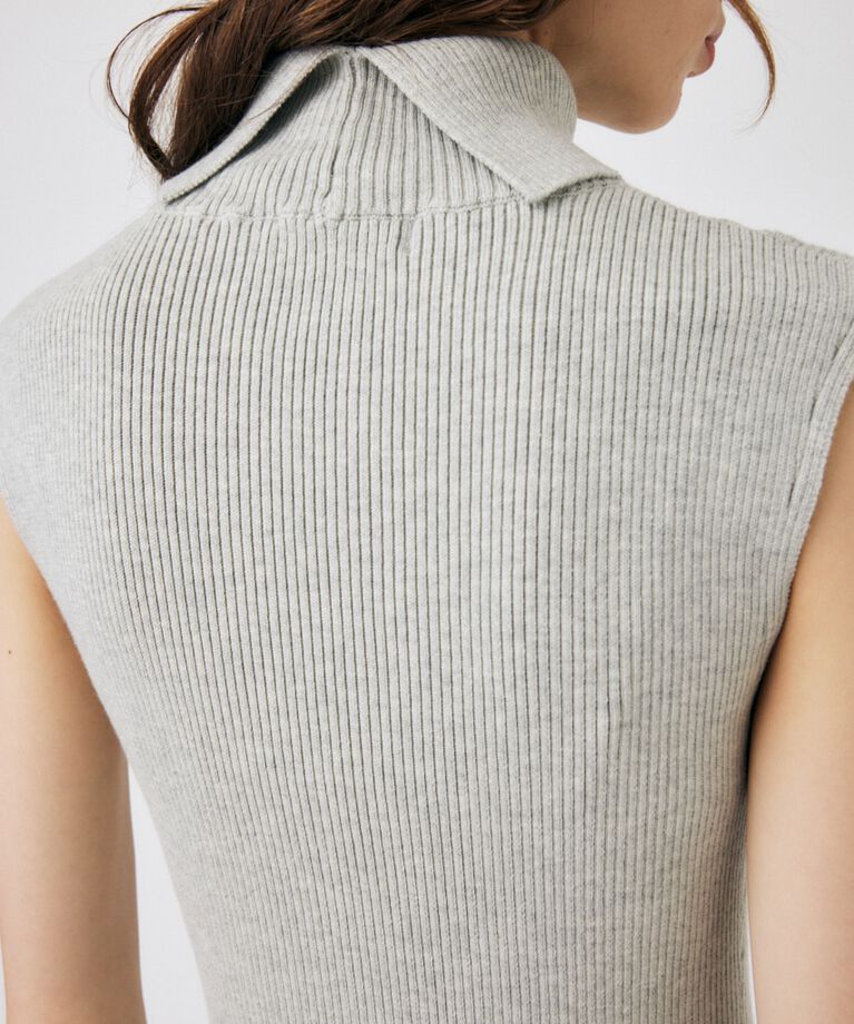 MOUSSY「SWITCHING RIB KNIT ドレス」|ワンピース|
