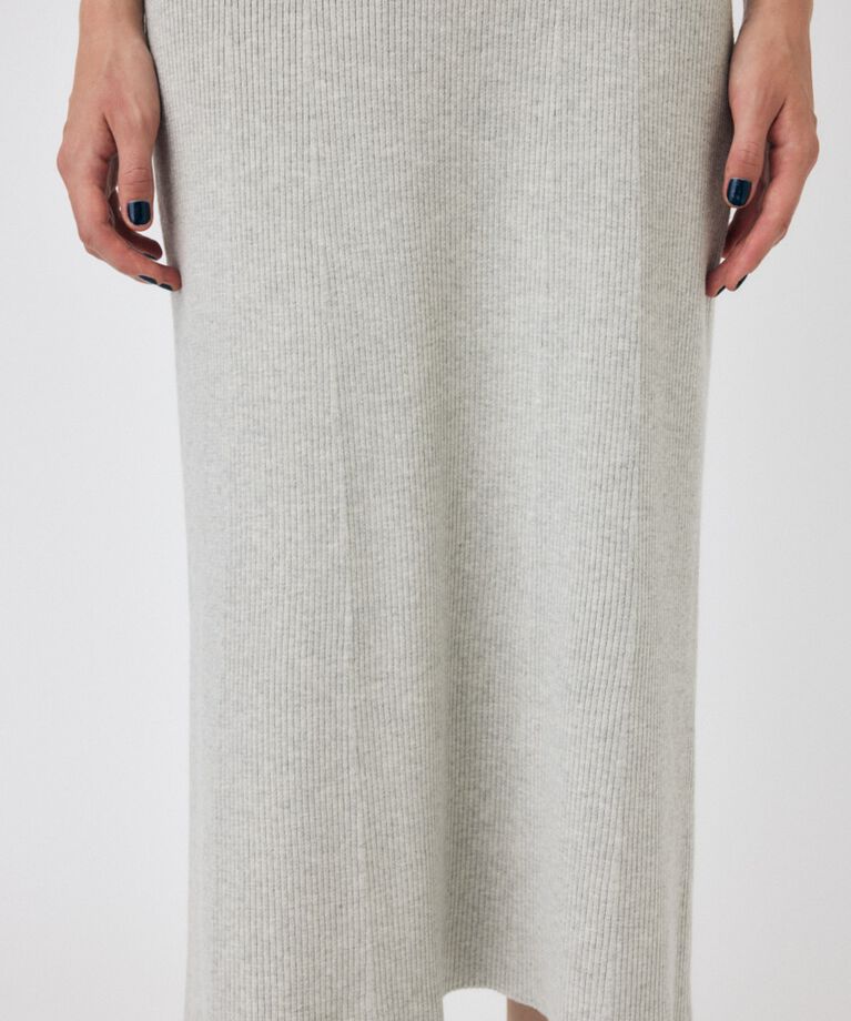 MOUSSY「SWITCHING RIB KNIT ドレス」|ワンピース|