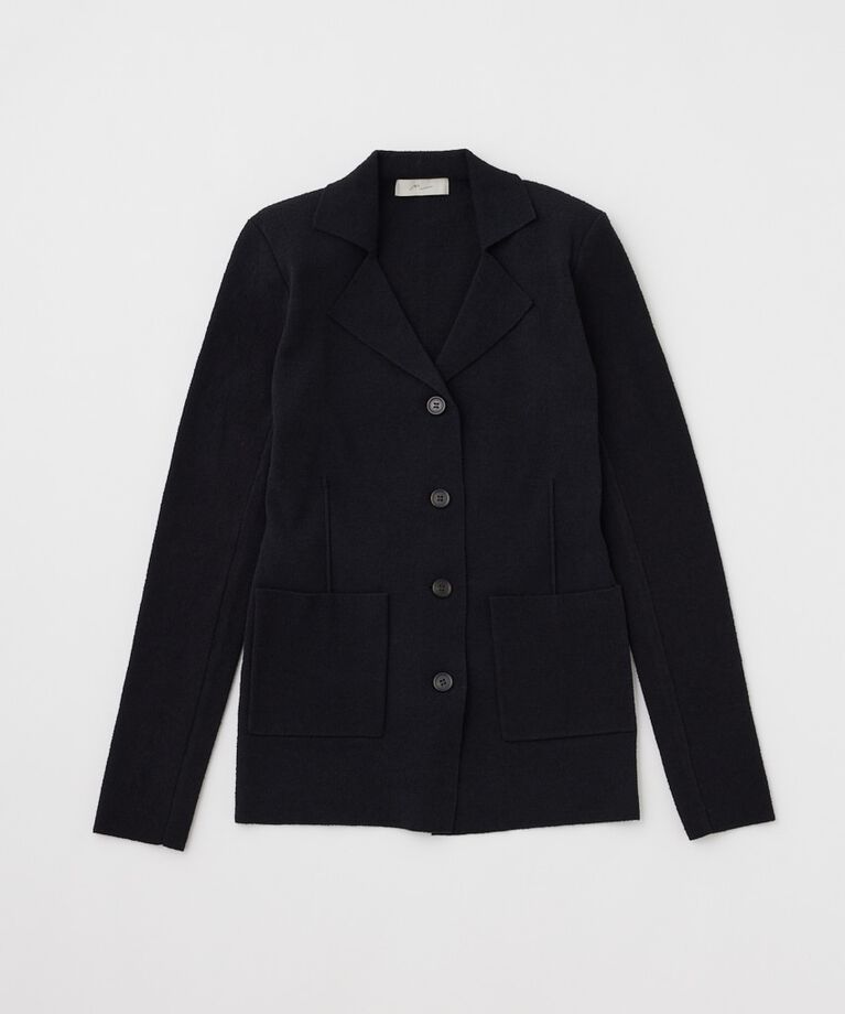 MOUSSY「ニットジャケット」|その他|BLK