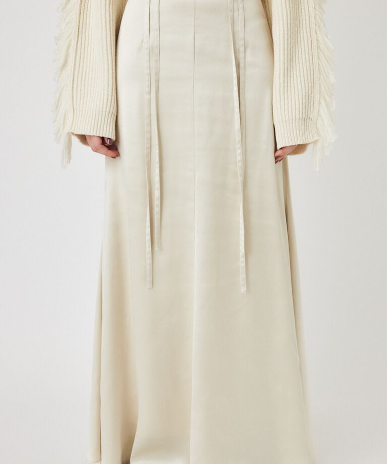 MOUSSY「SATIN FLARE スカート」|スカート|