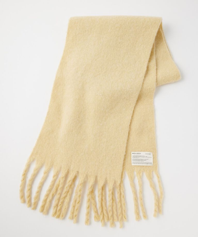 MOUSSY「MOHAIR LIKE ロングスカーフ」|その他|L/YEL1