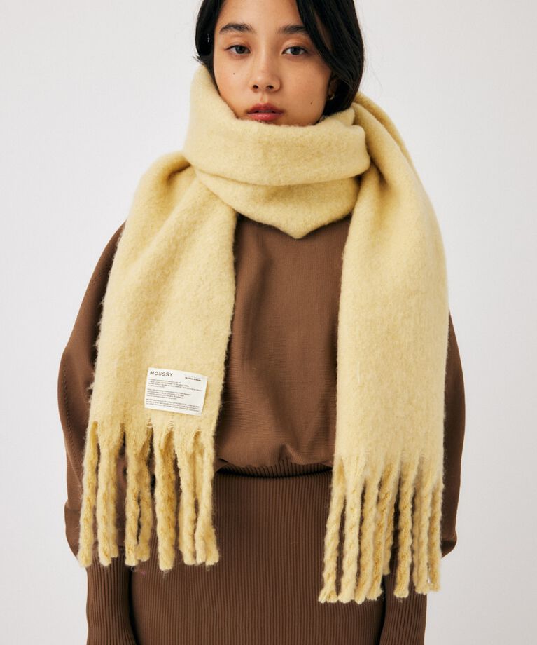 MOUSSY「MOHAIR LIKE ロングスカーフ」|その他|