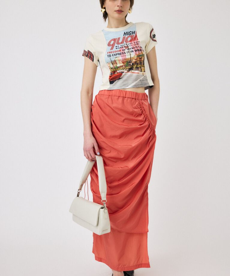 MOUSSY「DRAWSTRING GATHER スカート」|スカート|ORG
