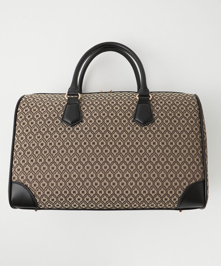 MOUSSY「MONOGRAM BOSTON バッグ(L)」|その他|BRN