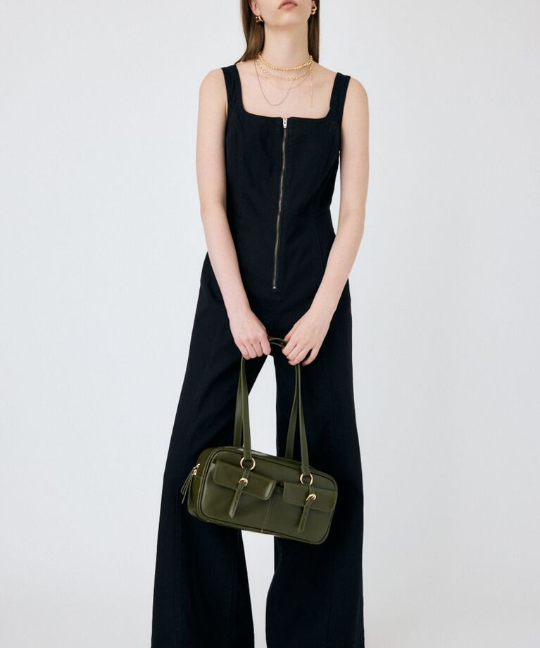 MOUSSY「FRONT ZIP FIT サロペット」|その他|