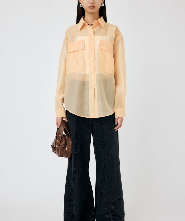 MOUSSY「SHEER CARGOシャツ」|シャツ・ブラウス|