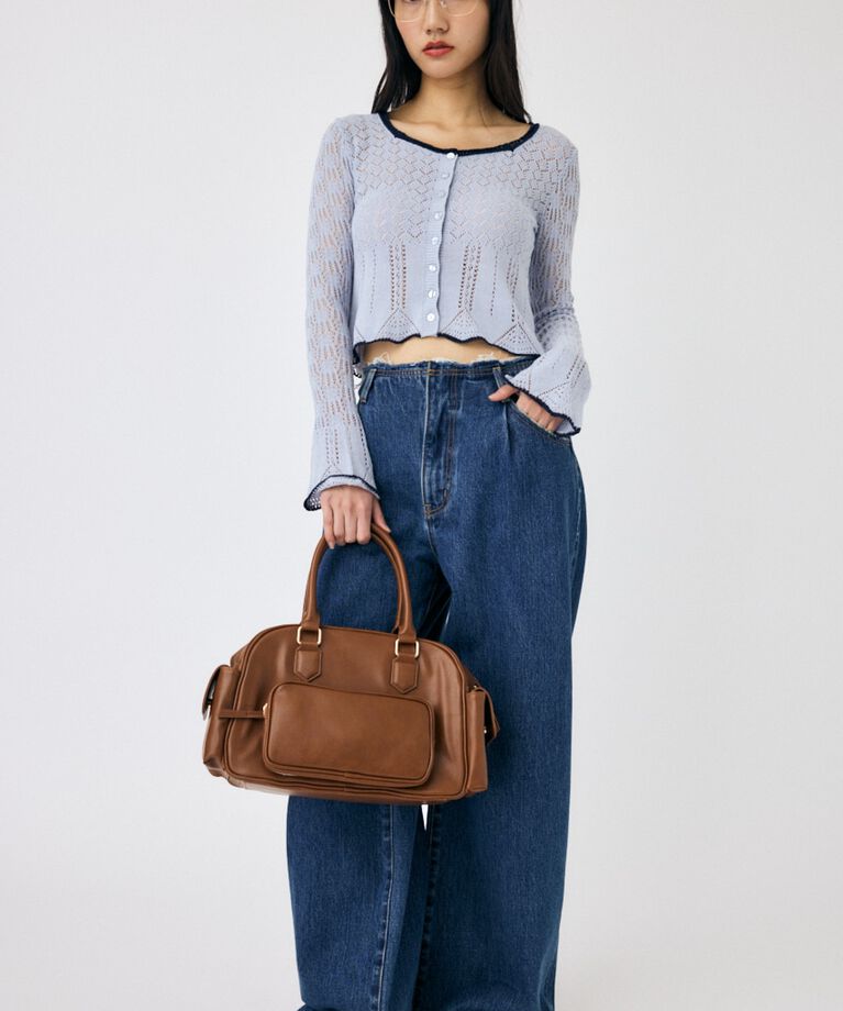 MOUSSY「EYELET LACE ニットトップス」|ニット・セーター|
