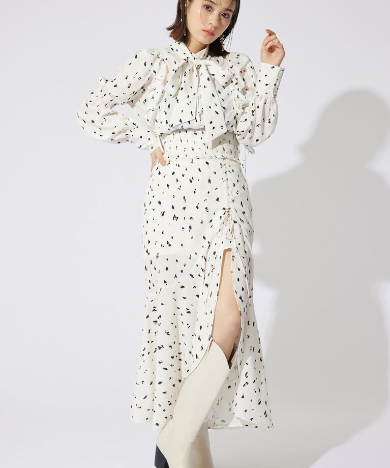 rienda「レースアップマーメイドスコートショートパンツ」|その他|WHT