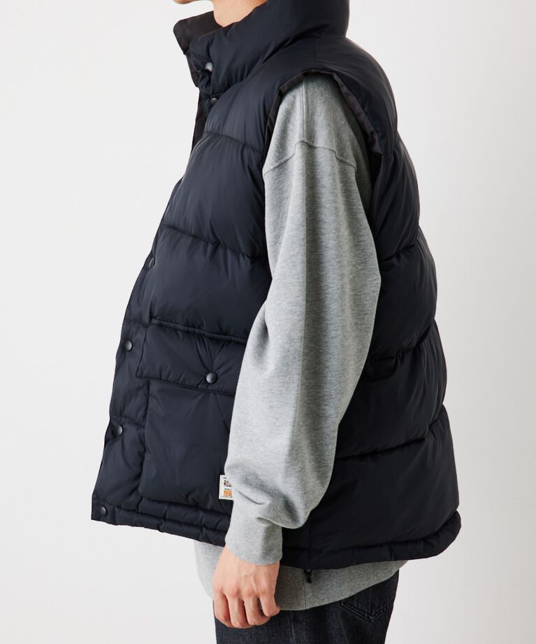 RODEO CROWNS「リバーシブル PUFF VEST」|ダウンベスト・ベスト|