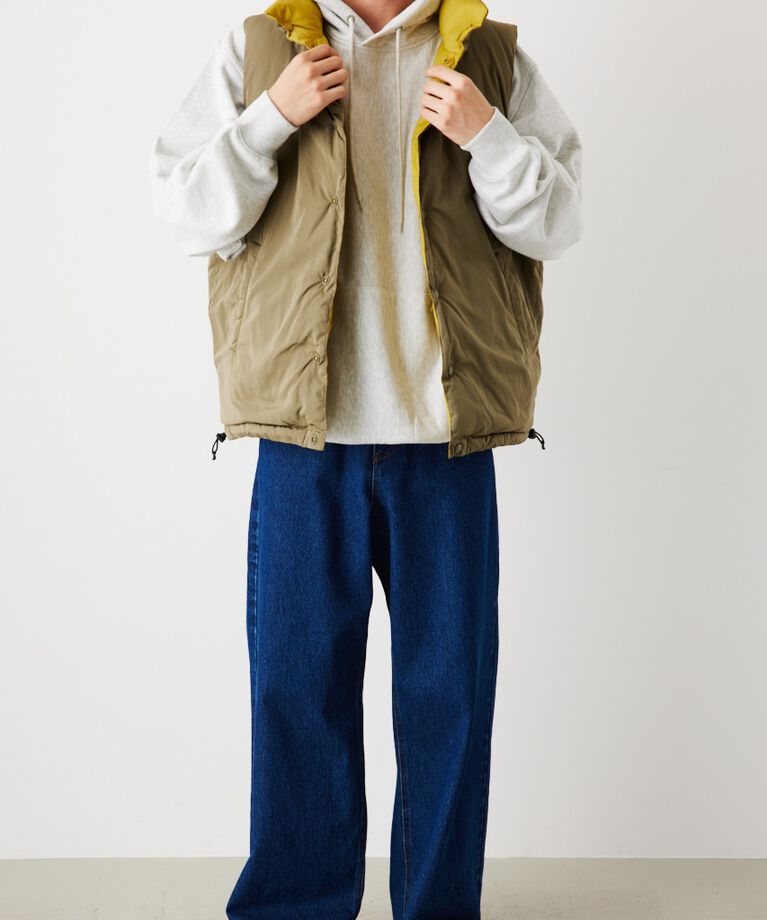 RODEO CROWNS「リバーシブル PUFF VEST」|ダウンベスト・ベスト|