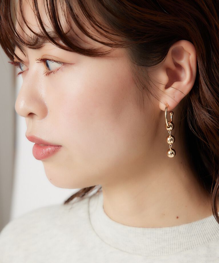 RODEO CROWNS「メタルボールアシメピアス」|ピアス|
