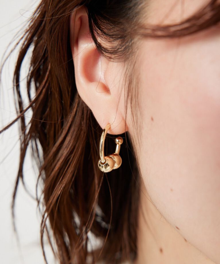 RODEO CROWNS「メタルボールアシメピアス」|ピアス|