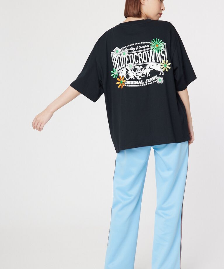 RODEO CROWNS「Flower Bloom Logo Tシャツ」|Tシャツ・カットソー|