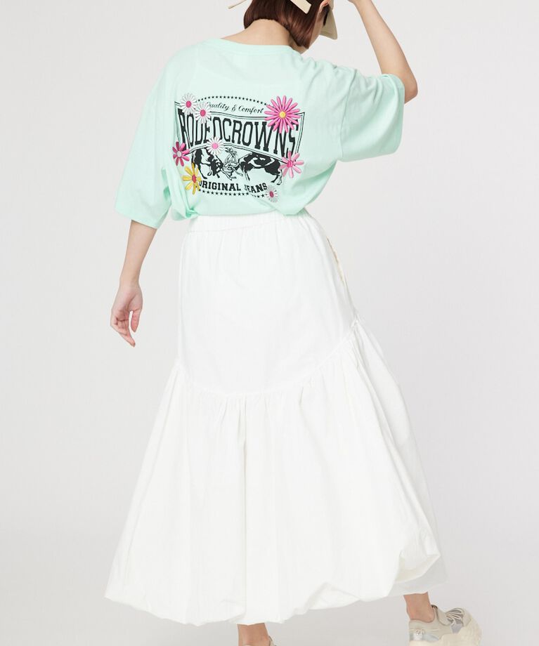 RODEO CROWNS「Flower Bloom Logo Tシャツ」|Tシャツ・カットソー|