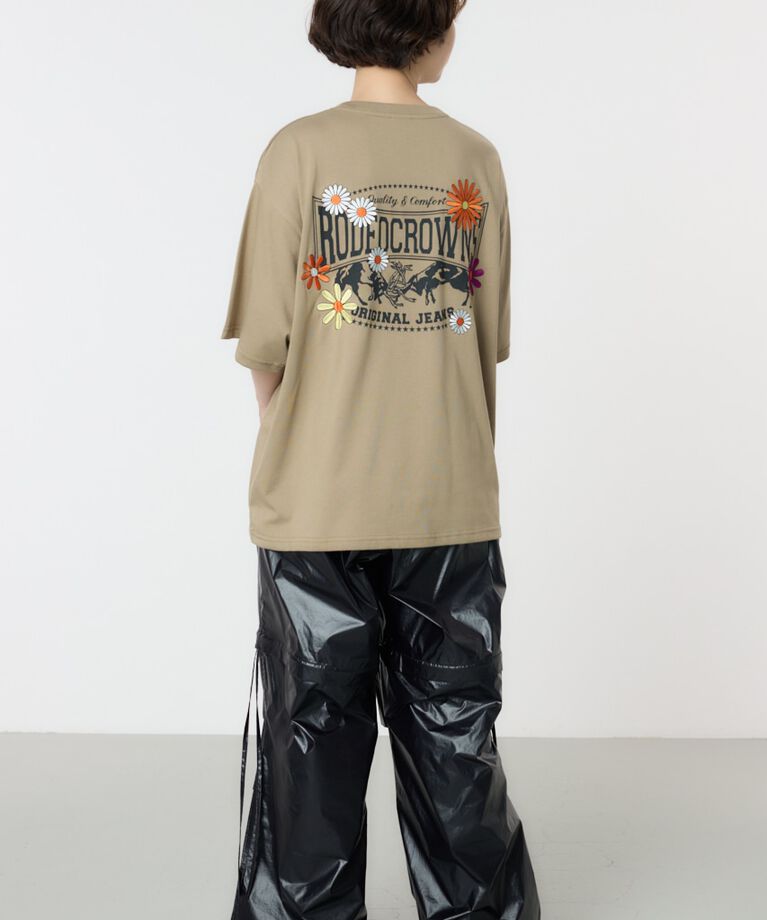 RODEO CROWNS「Flower Bloom Logo Tシャツ」|Tシャツ・カットソー|